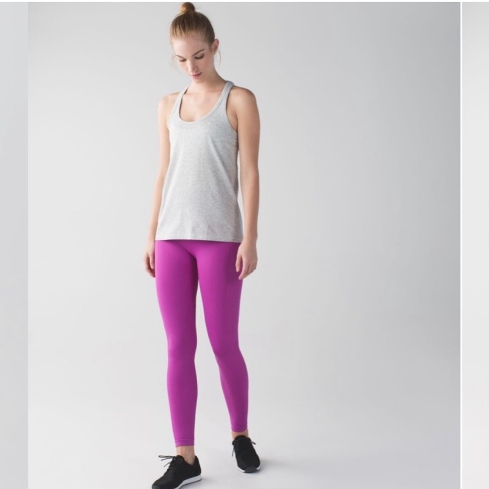 Lululemon Zoned In 3/4 Tight Raspberry 8 - Picture 7 of 7